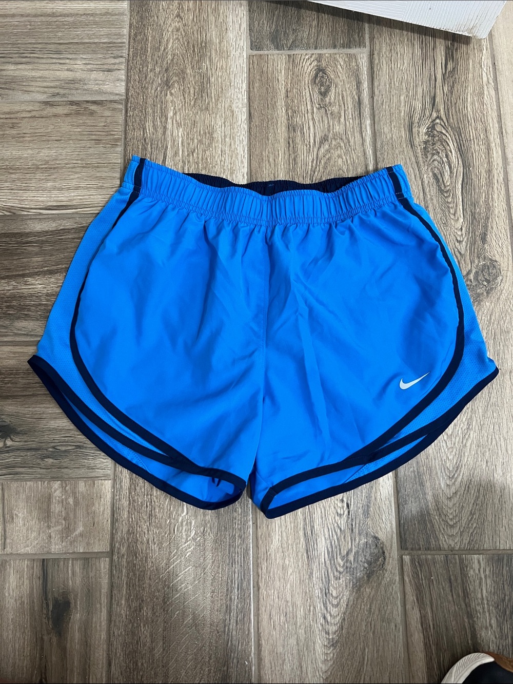 Nike Women’s Dri Fit Running Shorts Blue/Blue - Size M